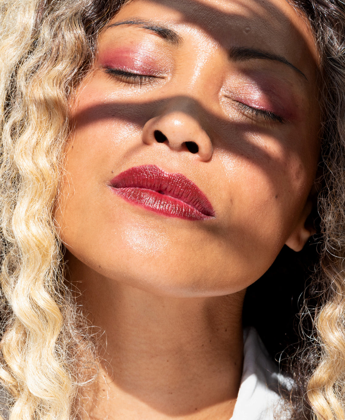 multi-use coco crayon by Ere Perez applied on skin for gentle rich colour