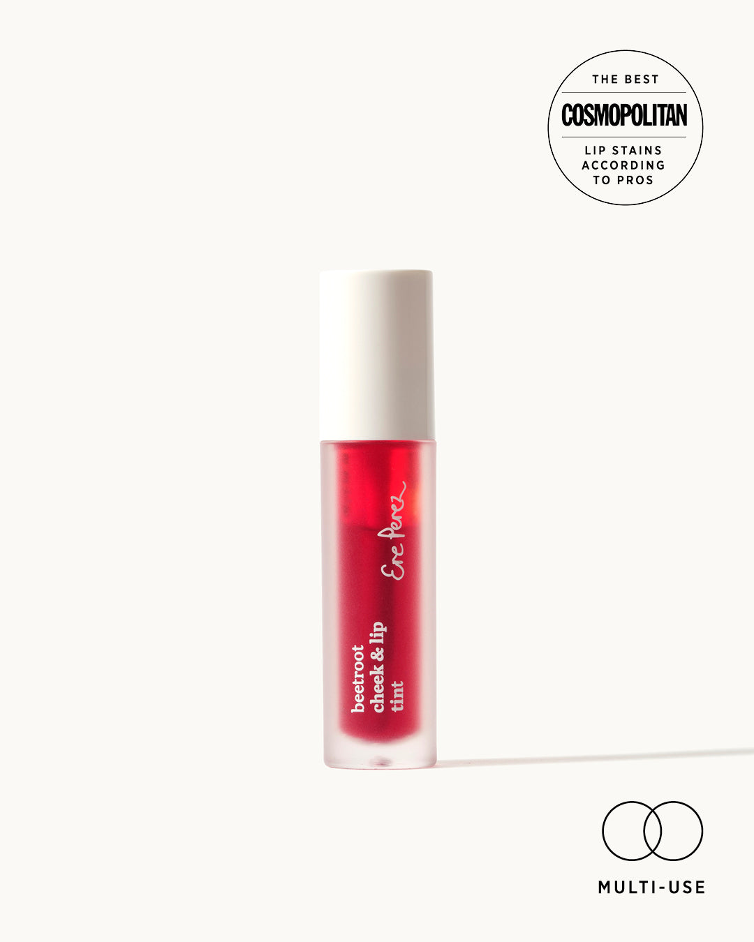 Ere Perez natural &amp; plastic free beetroot cheek &amp; lip tint bottle, named as best cosmopolitain lip stains according to pros