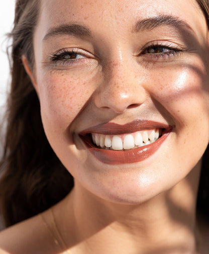 gentle natural coco crayon by Ere Perez applied on skin for long-lasting rich colour 