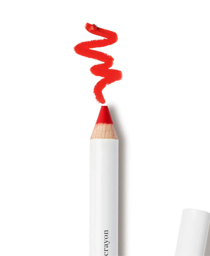 swatch of smooth &amp; organic coco crayon and its eco-responsible crayon 